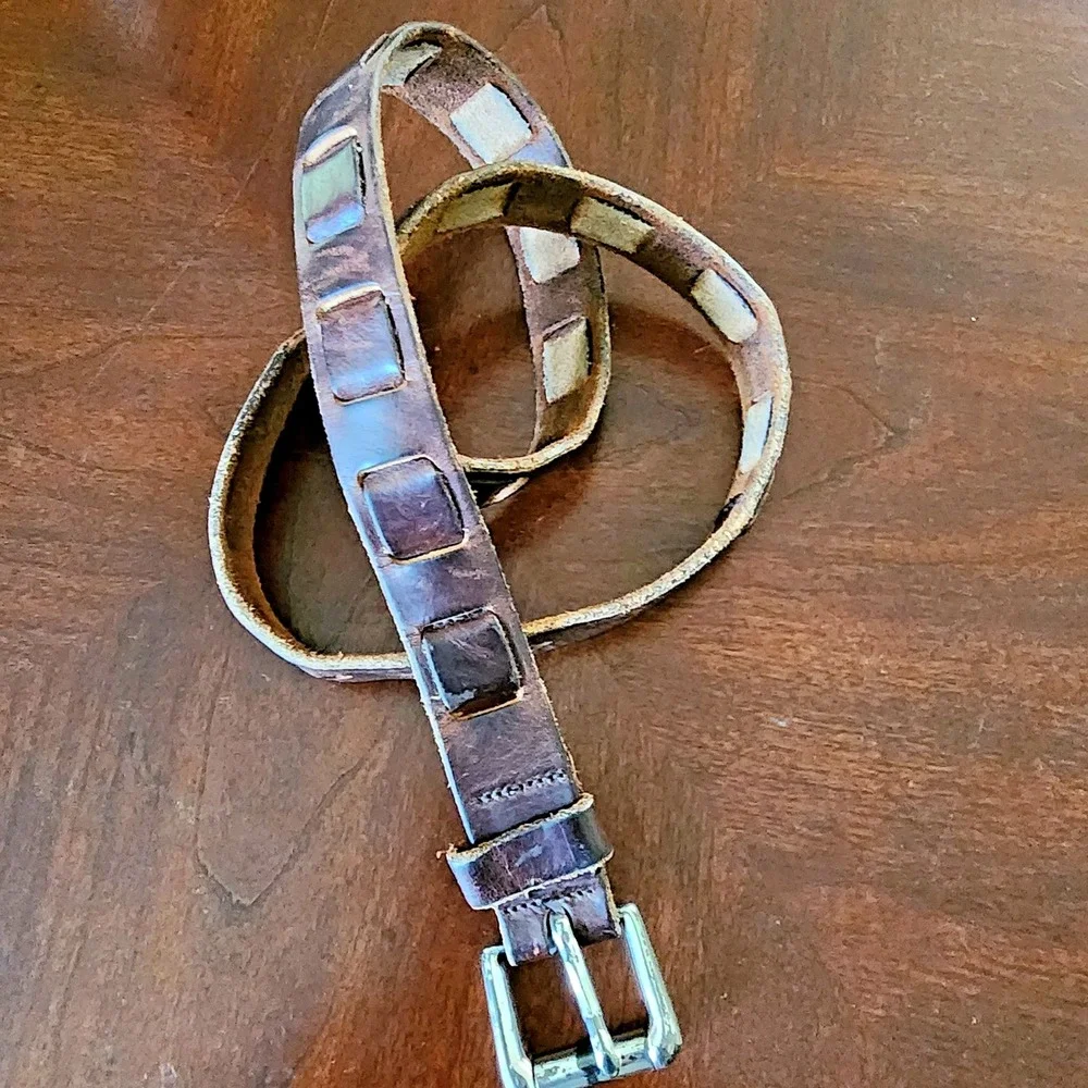 Women's Vintage 90'sBrown Adjustable Belt 37